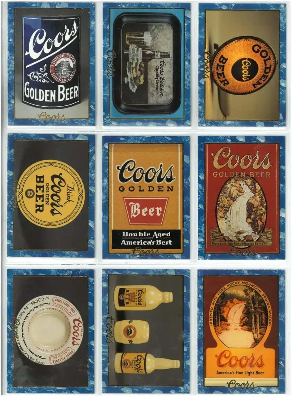 1995 Coors Beer Collectors Cards Complete Set 1‐100 See Pics Plus Checklist